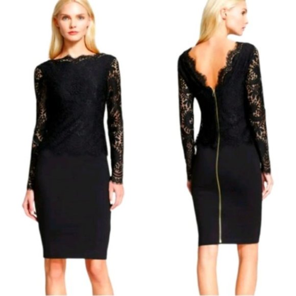 Ted Baker Lace Black Dress - Picture 1 of 7
